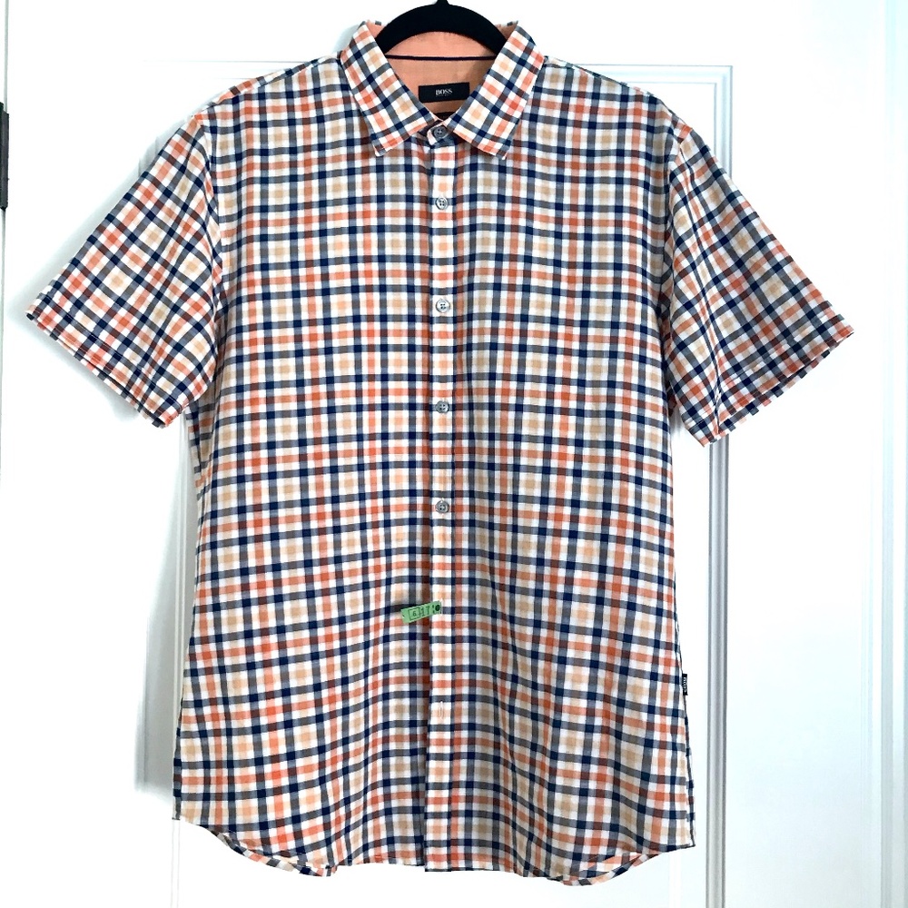 Hugo Boss Short Sleeve Slim Fit Shirt - L - Picture 2 of 5